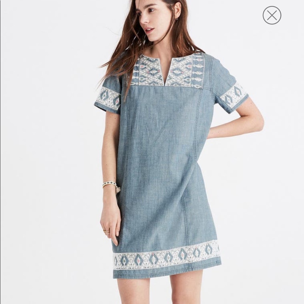 Madewell Chambry Dress size small